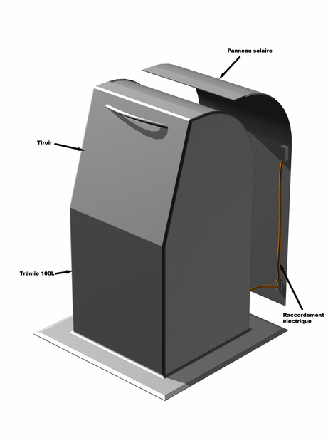 Panneau solaire intégré