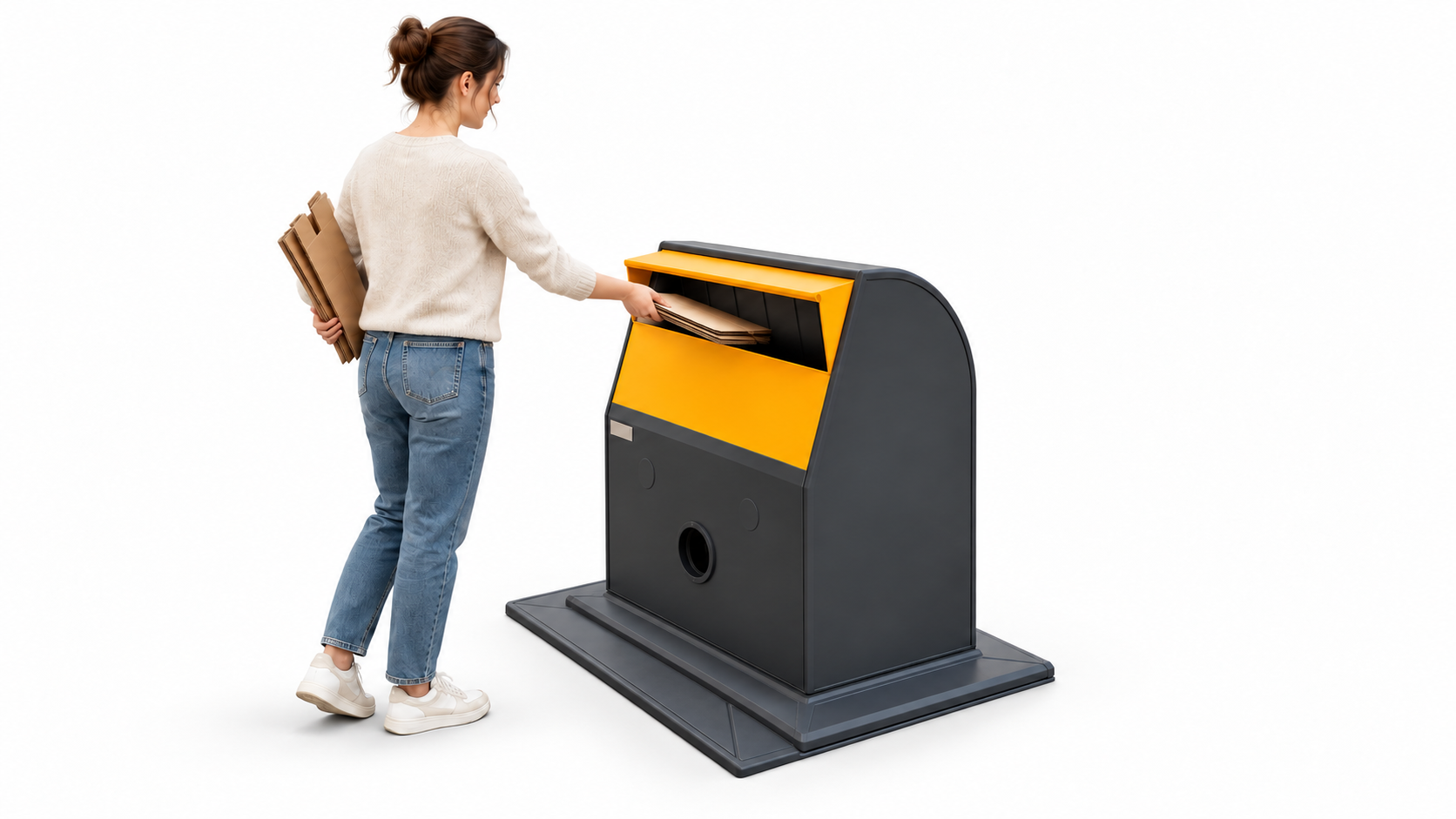 ECOCARTONS ECOLLECT – équipement en situation d’utilisation
